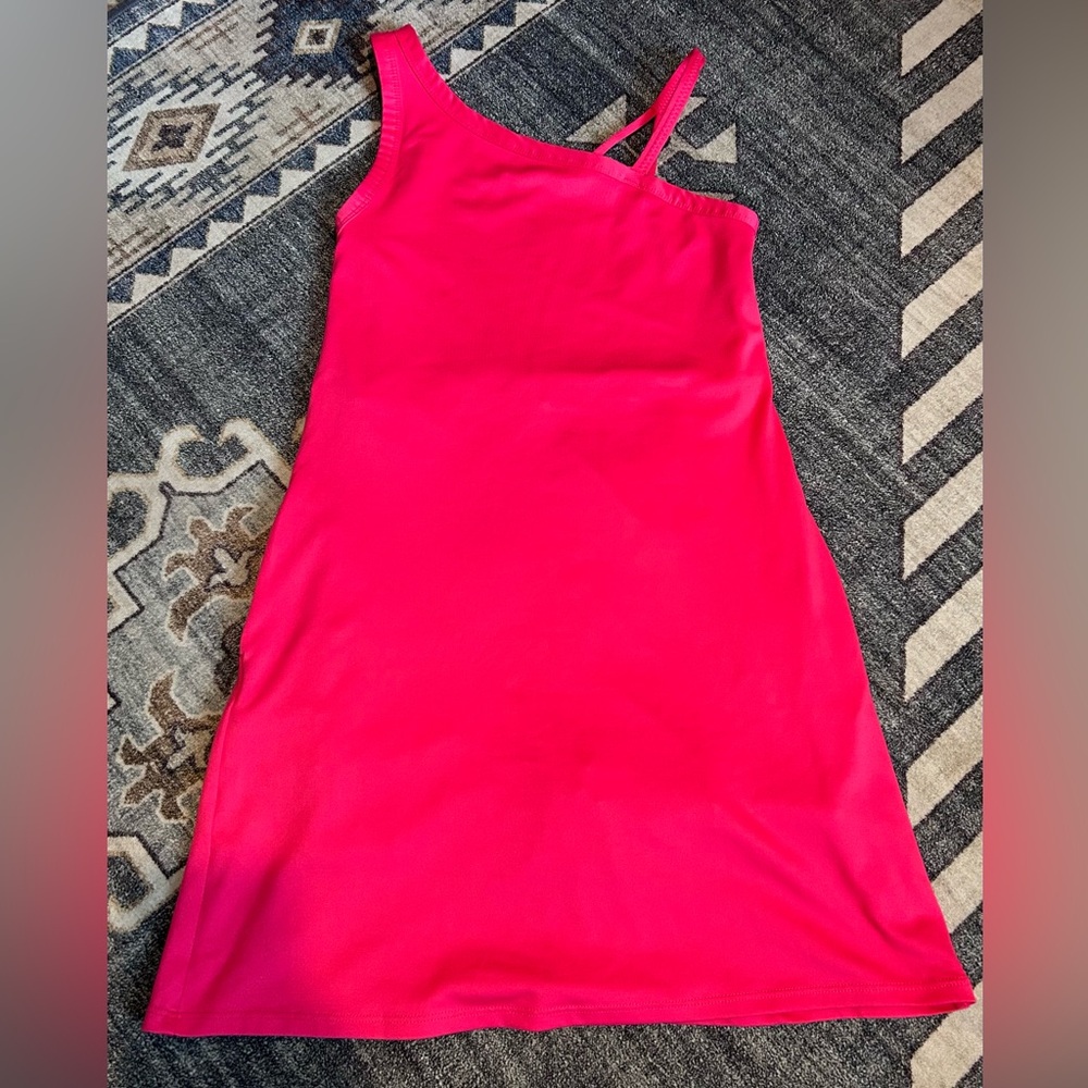 All In Motion Pink One-Shoulder Athletic Dress